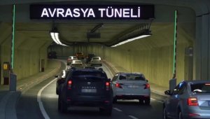 Avrasya Tüneli'nden günlük araç geçişinde yılın en yüksek rakamına ulaşıldı