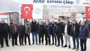 Başkan Büyükkılıç, Elbistan Kayseri Çarşısı'nda İncelemelerde Bulundu