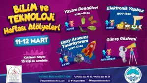 Bilim ve Teknoloji Haftası atölye kayıtları başladı