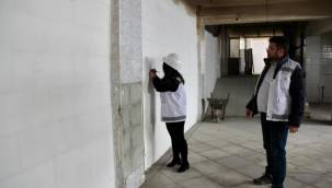 İncesu'da kolon ve kiriş kontrolü tamam