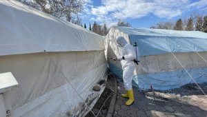 Kahramanmaraş'ta dezenfeksiyon için özel temizlik ve ilaçlama ekibi oluşturuldu