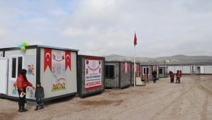 Malatya'da kurulan 24 konteyner sınıfta eğitim ve öğretim sürüyor