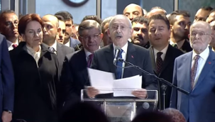 Masanın adayı Kemal Kılıçdaroğlu olarak açıklandı