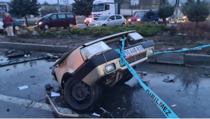 Nevşehir'de feci kaza: Otomobil ikiye bölündü