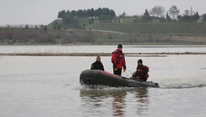 Şanlıurfa'da tırıyla sele kapılan sürücüyü arama çalışmaları sürüyor