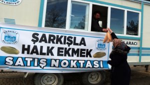 Şarkışla Belediyesi 220 gram ekmeği 4 liradan satışa sundu