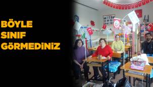 Sınıflar süslendi oyuncaklar dağıtıldı