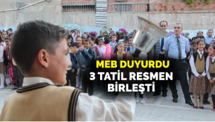 3 tatil resmen birleşti! Bu haber milyonlarca öğrenciyi ve veliyi ilgilendiriyor... MEB takvimi açıkladı: Bugün başladı
