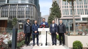 Bakan Kurum, İstanbul Finans Merkezi'nde incelemelerde bulundu