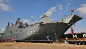 Dünyanın ilk SİHA gemisi TCG Anadolu hizmete girdi