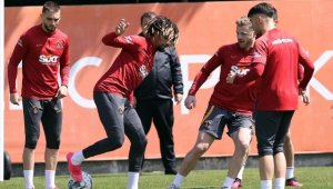 Galatasaray'da Beşiktaş derbisinin hazırlıkları devam ediyor