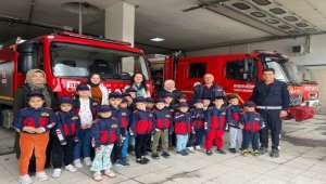 Nevşehir'de öğrencilere itfaiye tanıtıldı