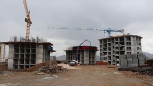 TOKİ'nin İslahiye'deki deprem konutları projesinde 5 blok tamamlanıyor
