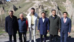 Vali Çiçek ve Başkan Büyükkılıç, Turizm Cenneti Soğanlı Vadisi'nde