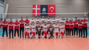 A Milli Erkek Voleybol Takımı, Danimarka'yı yendi