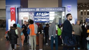 Ankara otobüs terminalinde seçim hareketliliği