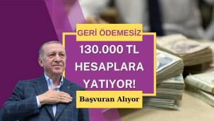 Başvuru yapanların hesaplarına geri ödemesiz 130 bin TL yatırılacak!