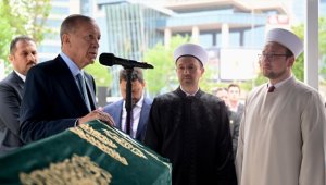 Cumhurbaşkanı Erdoğan, gazeteci yazar Engin Ardıç'ın cenaze törenine katıldı