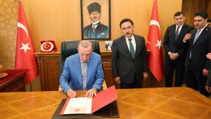 Cumhurbaşkanı Erdoğan, Kayseri Valiliğini ziyaret etti