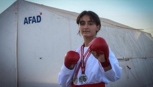 Depremzede sporcu, Balkan Çocuklar Karate Şampiyonası'nda madalya peşinde koşacak