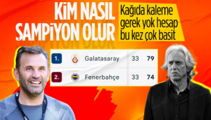 Galatasaray ve Fenerbahçe nasıl şampiyon olur? Olası senaryolar