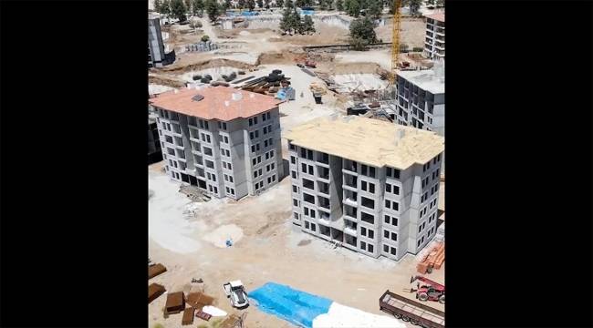 İslahiye'de 360 afet konutunun kaba inşaatı Kurban Bayramı'na kadar tamamlanacak