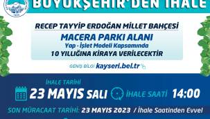Kayseri Büyükşehir’den İhale