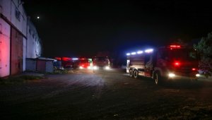 Kayseri'de fabrika bahçesinde çıkan yangın söndürüldü