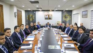 Seçim Güvenliği Toplantısı Vali Çiçek Başkanlığı’nda Yapıldı