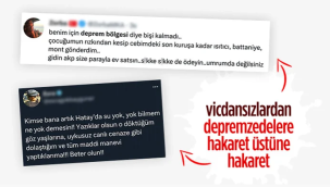 Seçim sonuçlarını hazmedemeyip depremzedeleri hedef aldılar