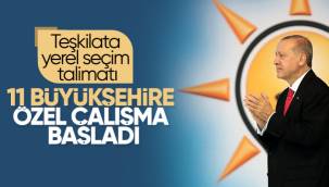 AK Parti'nin yerel seçim hazırlığı: 11 büyükşehir için özel çalışma