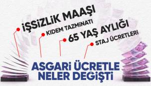 Asgari ücret artışının ardından diğer ödeme ve maaşta da artış! İşsizlik maaşı, engelli aylığı,kıdem tazminatı