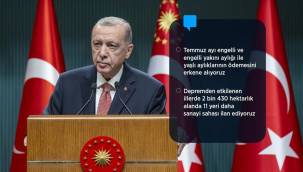 Cumhurbaşkanı Erdoğan: Memur maaş artış oranlarıyla ilgili meclis sürecini yakında başlatıyoruz