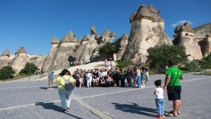 Kapadokya'da bayram tatili hareketliliği başladı