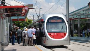 Kayseri'de Bayram boyunca tramvaylar ücretsiz