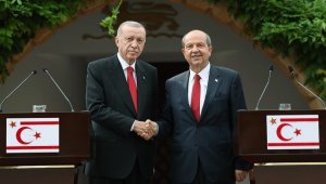 KKTC Cumhurbaşkanı Tatar: Bizim arkamızda dünya devi bir Türkiye Cumhuriyeti var