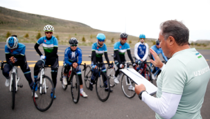 Özbekistan Bisiklet Milli Takımı, Asya Oyunları için Erciyes'te güç depoluyor