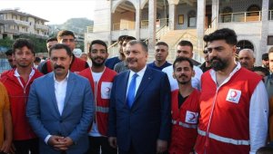 Sağlık Bakanı Koca: Hatay'ımızı yalnız bırakmayacağız, sorunları hep birlikte çözeceğimizden emin olun