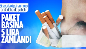 Sigaraya beklenen zam geldi..