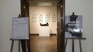 Tarihi Erzurum Kongre Binası'nda "Oluş ve Bozuluş" sergisi açıldı