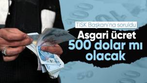 TİSK Başkanı'ndan asgari ücret 500 dolar olur mu sorusuna cevap! TL konuşacağız...