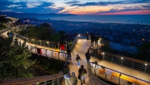 Trabzon'daki Boztepe Seyir Terası'nı iki ayda 600 bini aşkın kişi ziyaret etti