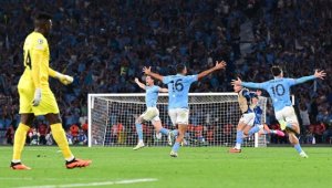 UEFA Şampiyonlar Ligi'nde Manchester City kupanın sahibi oldu