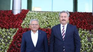 Başkan Büyükkılıç’tan Başkan Palancıoğlu ile “İstişare” Toplantısı