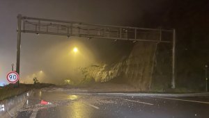 Bolu'da sağanak nedeniyle heyelan ve taşkın meydana geldi