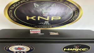 Kayseri'de uyuşturucu operasyonunda 1 kişi yakalandı