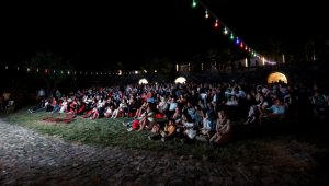 Nevşehir'de açık hava sinema etkinliği düzenlendi