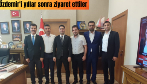 Özdemir'i mutlu eden ziyaret