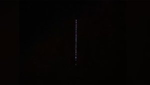 Starlink uydularının geçişi Kayseri semalarında göründü