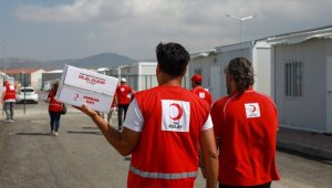 Türk Kızılay, deprem bölgesinde 50 ton kurban payı dağıttı